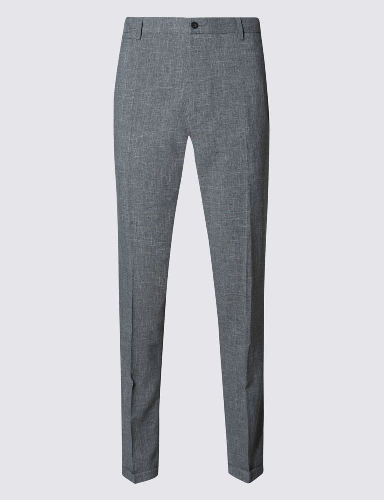 Modern Tailored Flat Front Trousers 2 of 4
