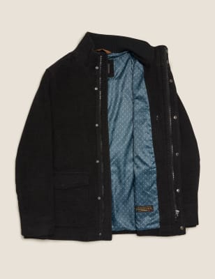 marks and spencer funnel coat