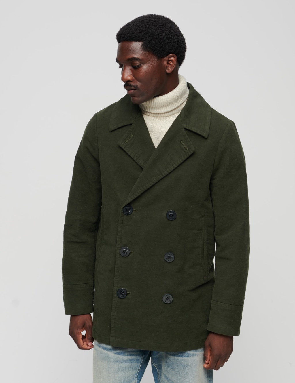 Moleskin Peacoat 3 of 3