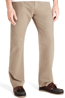 red moleskin trousers