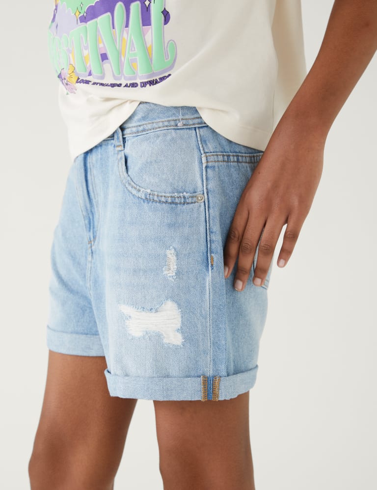 M&s denim shorts on sale