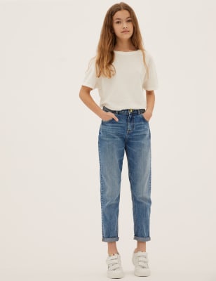 mom jeans with side pockets