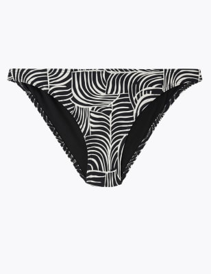 m&s black bikini bottoms