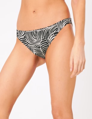 m&s black bikini bottoms