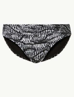 m&s black bikini bottoms