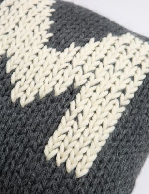 Monogram Cushion Knitting Kit Image 2 of 4