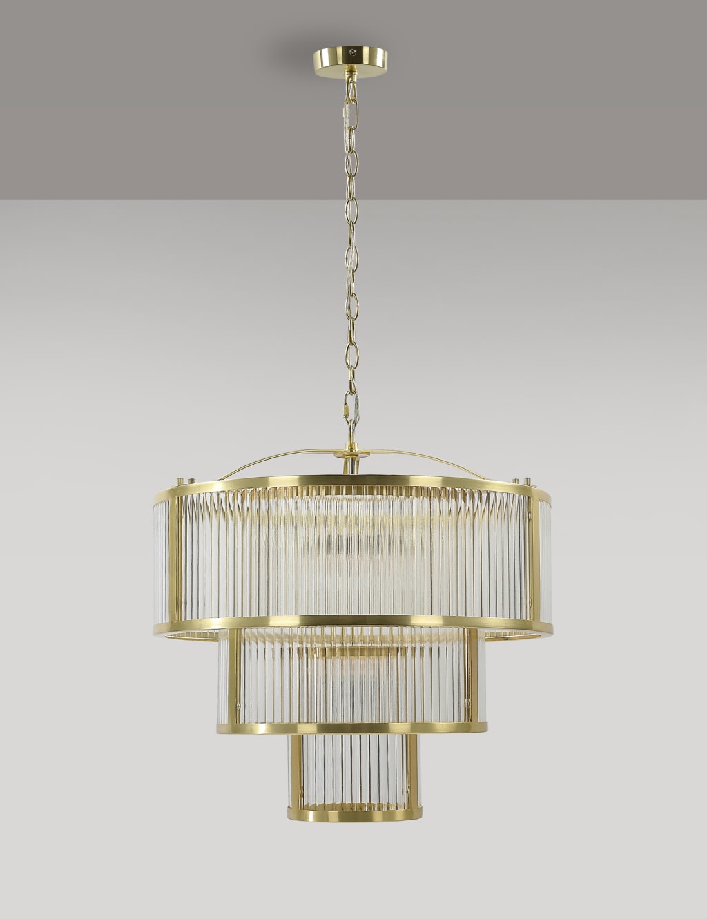 Tiered outlet pendant chandelier