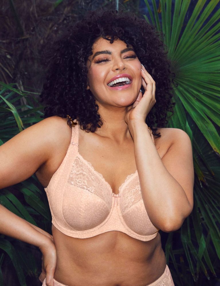 Morgan Lace Wired Side Support Bra DD-K 4 of 4