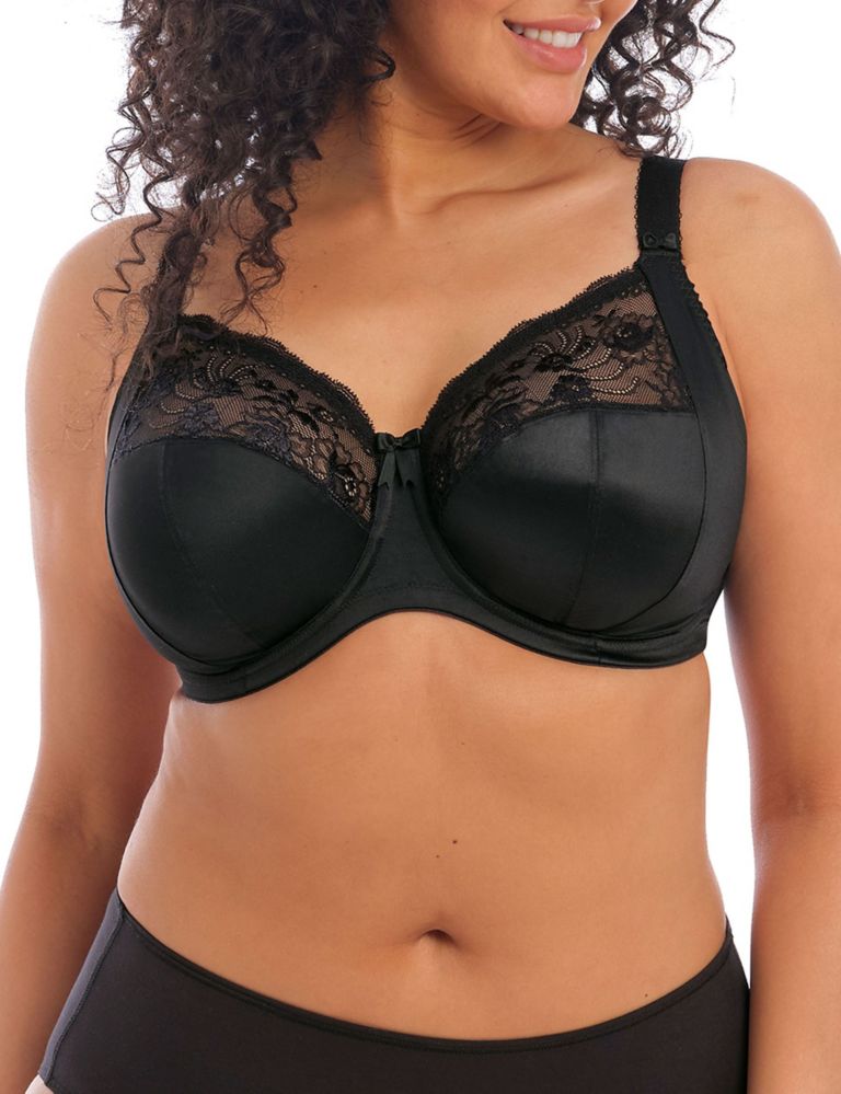 Morgan Lace Wired Side Support Bra DD-K, Elomi