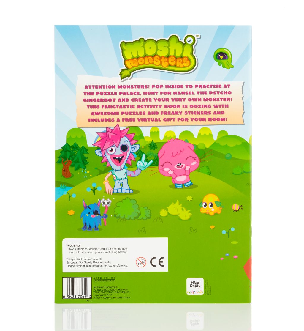 Moshi Monsters Fangtastic Activity Book 2 of 4