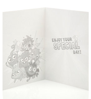 Moshi Monsters Girl Birthday Card Image 2 of 3