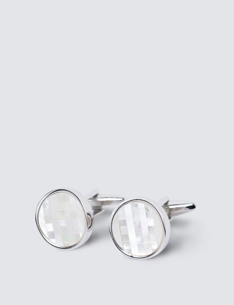 Mother Of Pearl Cufflinks 1 of 1