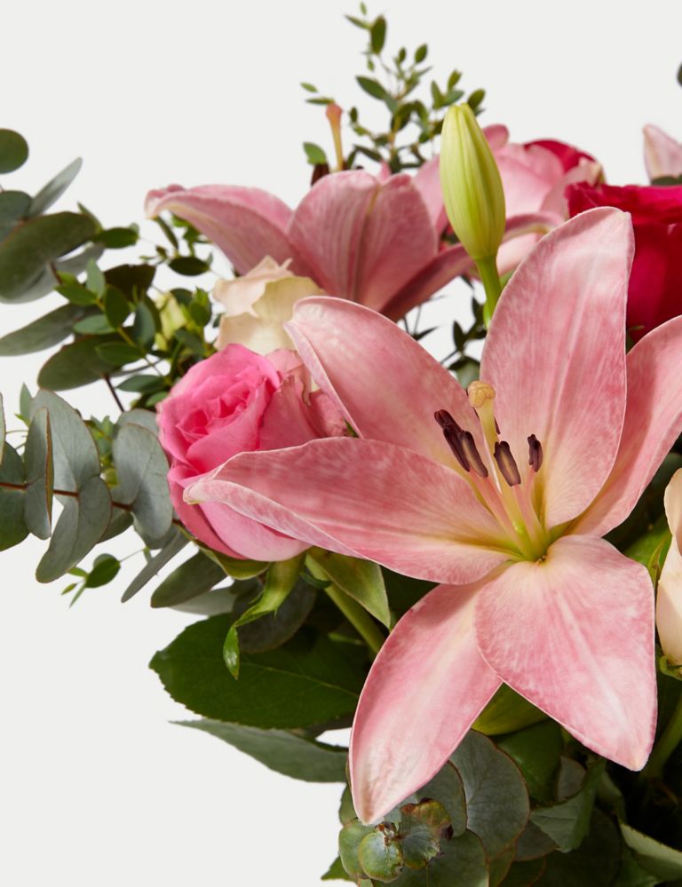 Mother's Day Lily & Radiant Rose Bouquet With Seeds 4 of 6