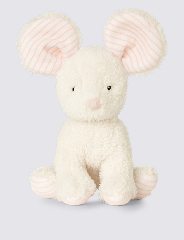 Mouse Rattle Soft Toy Image 1 of 2
