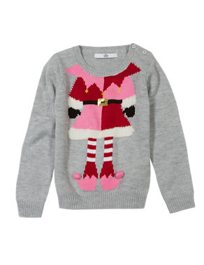 Mrs. Claus Christmas Jumper (1-7 Years) Image 2 of 4