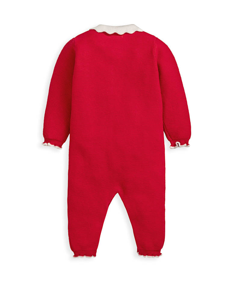 Mrs Santa Christmas Knitted Romper (018 Mths) Mamas & Papas M&S