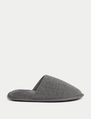 Leather Mule Slippers with Freshfeet™ Marks & Spencer Men Shoes Flat Shoes Mules 
