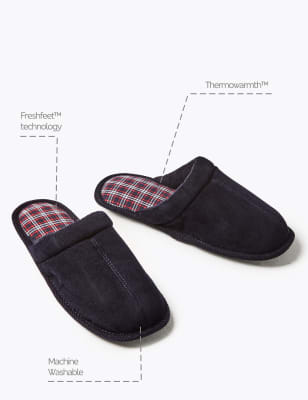 mens slippers marks and spencer