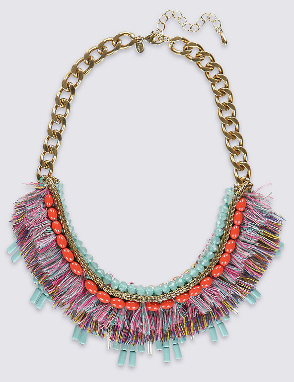 Multi-Bead Collar Necklace Image 1 of 1