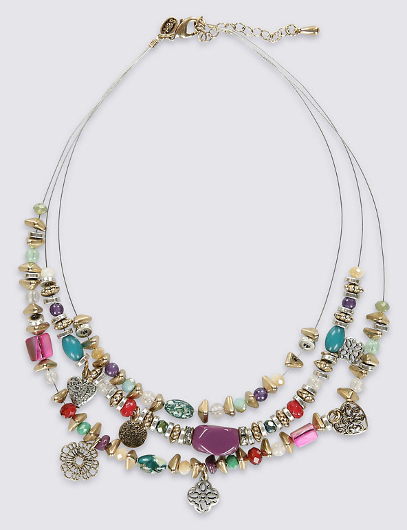 Multi Row Necklace Image 1 of 2