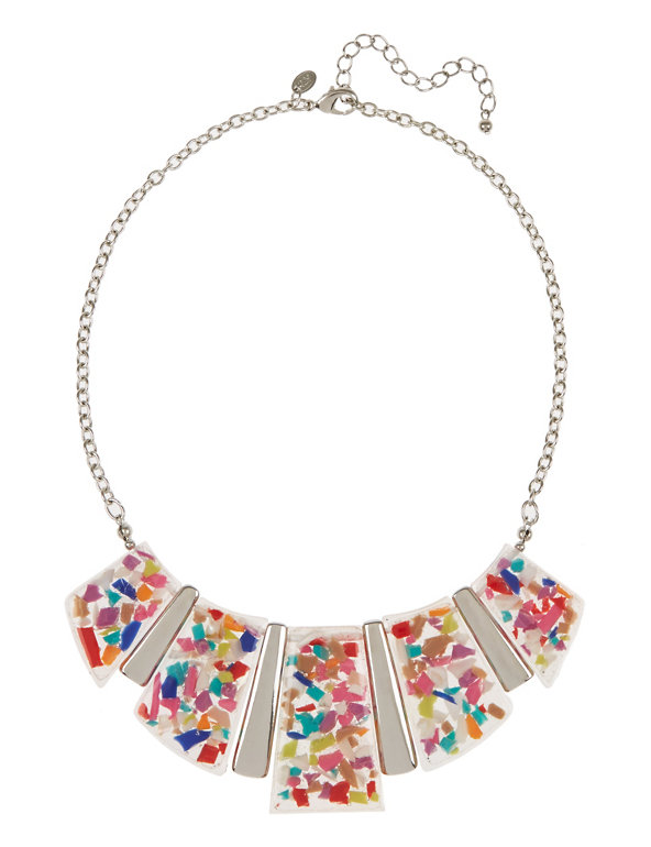 Multicoloured Jelly Bead Necklace Image 1 of 1