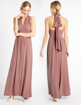 m&s multiway maxi dress