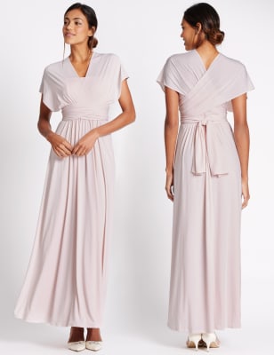 m&s multiway maxi dress