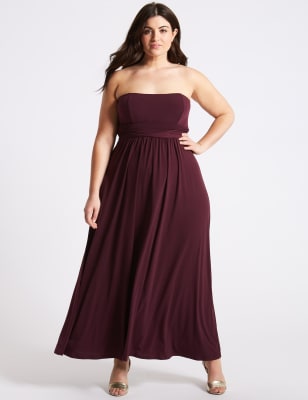 Marks and clearance spencer burgundy dress