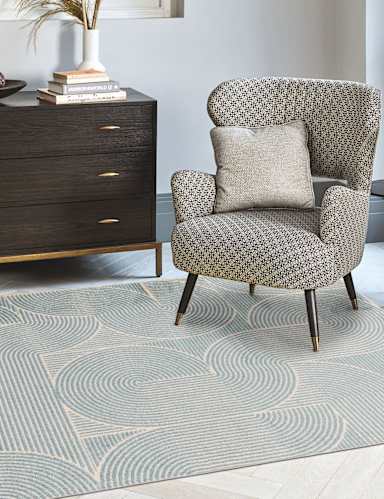 Muse Swirl Flatweave Rug | Asiatic | M&S