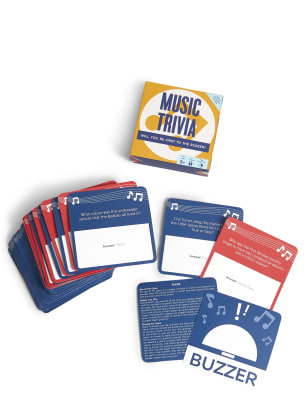 Music Trivia Card Game M S