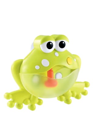 froggie bubble blower bath toy