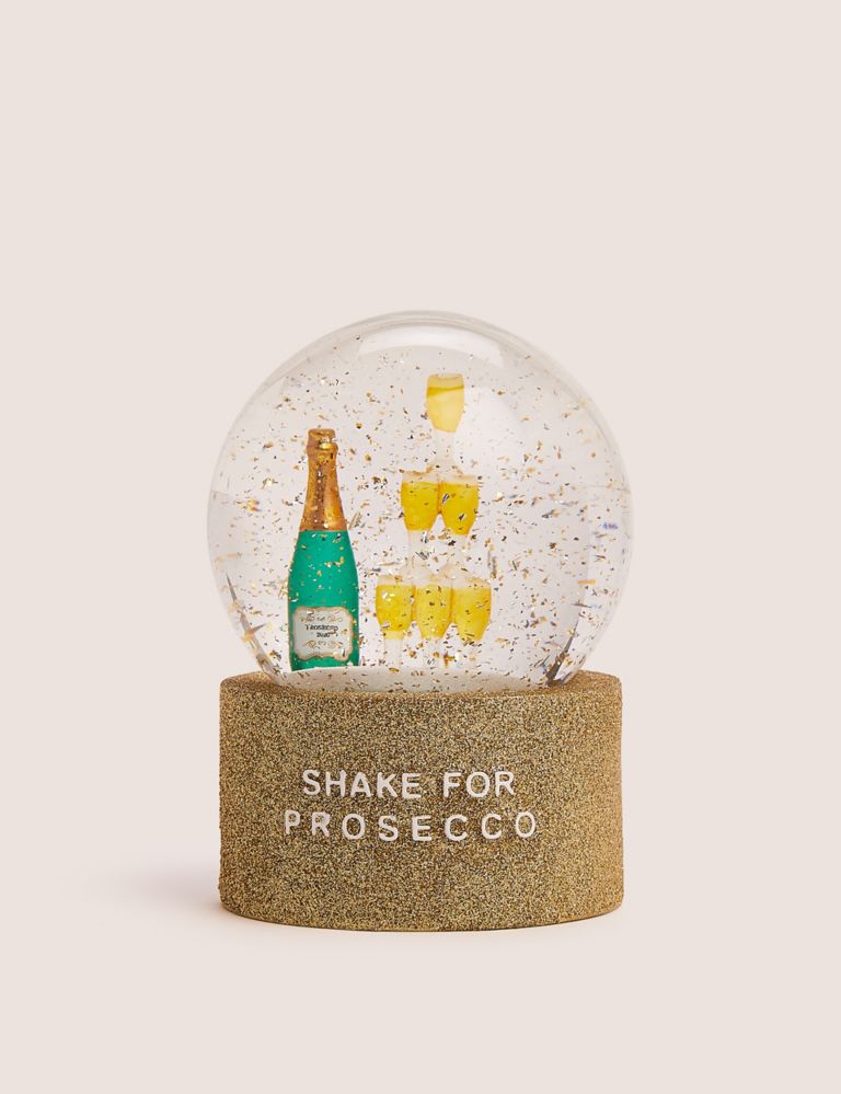 Musical Light Up Prosecco Snowglobe 1 of 4