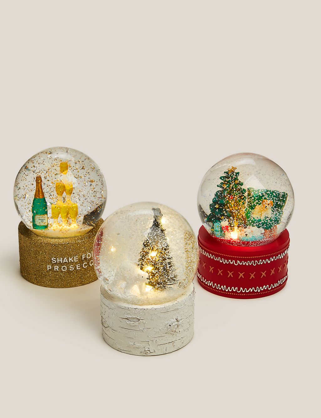 Musical Light Up Prosecco Snowglobe 4 of 4