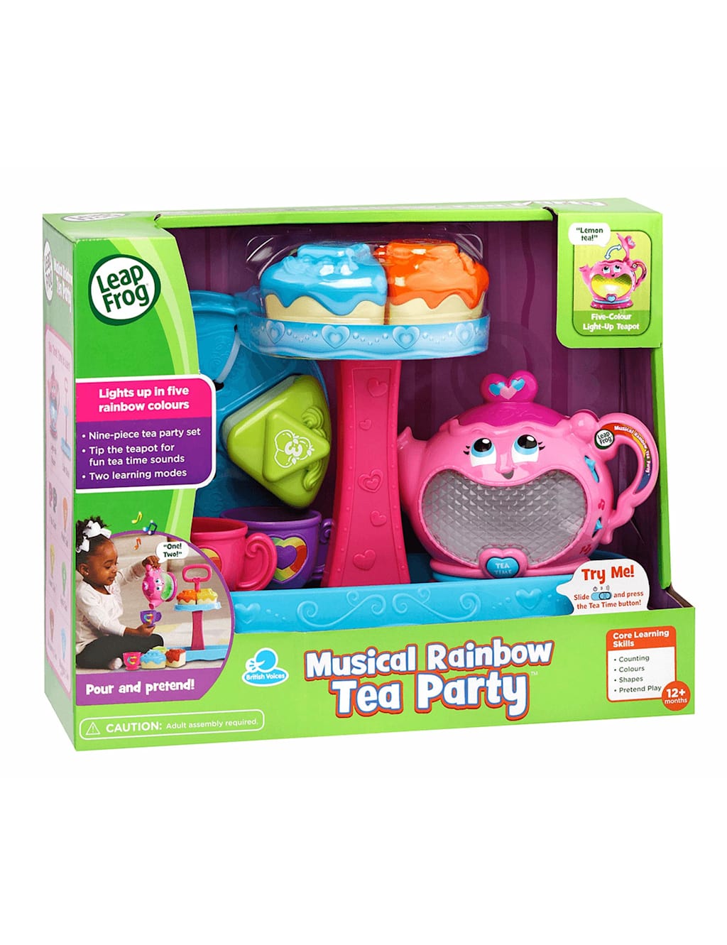 Musical Rainbow Tea Party Set (12+ Mths) LeapFrog M&S