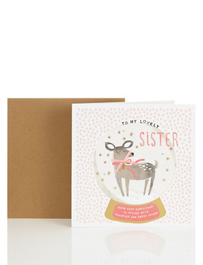 My Deer Sister Christmas Card Image 2 of 4