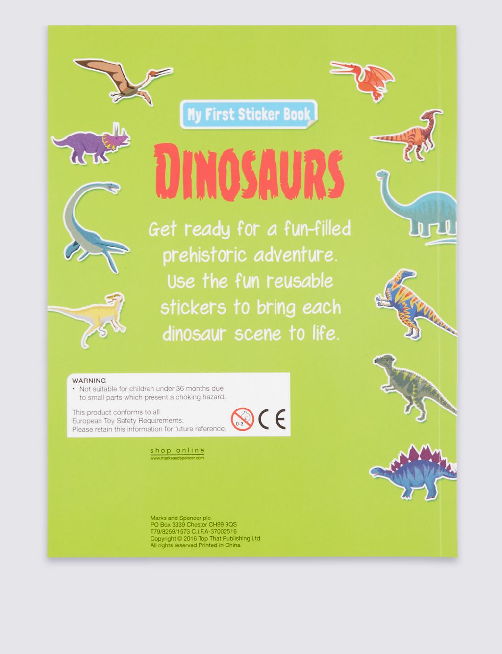 My First Learning Dinosaurs Activity Book 1 of 3