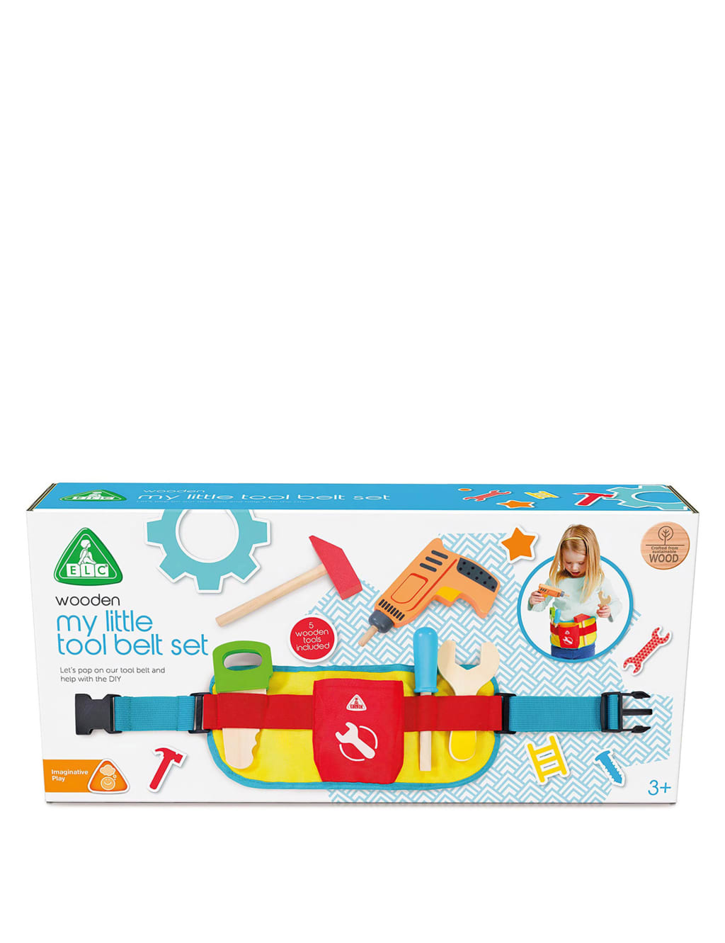 Wooden tool belt toy clearance