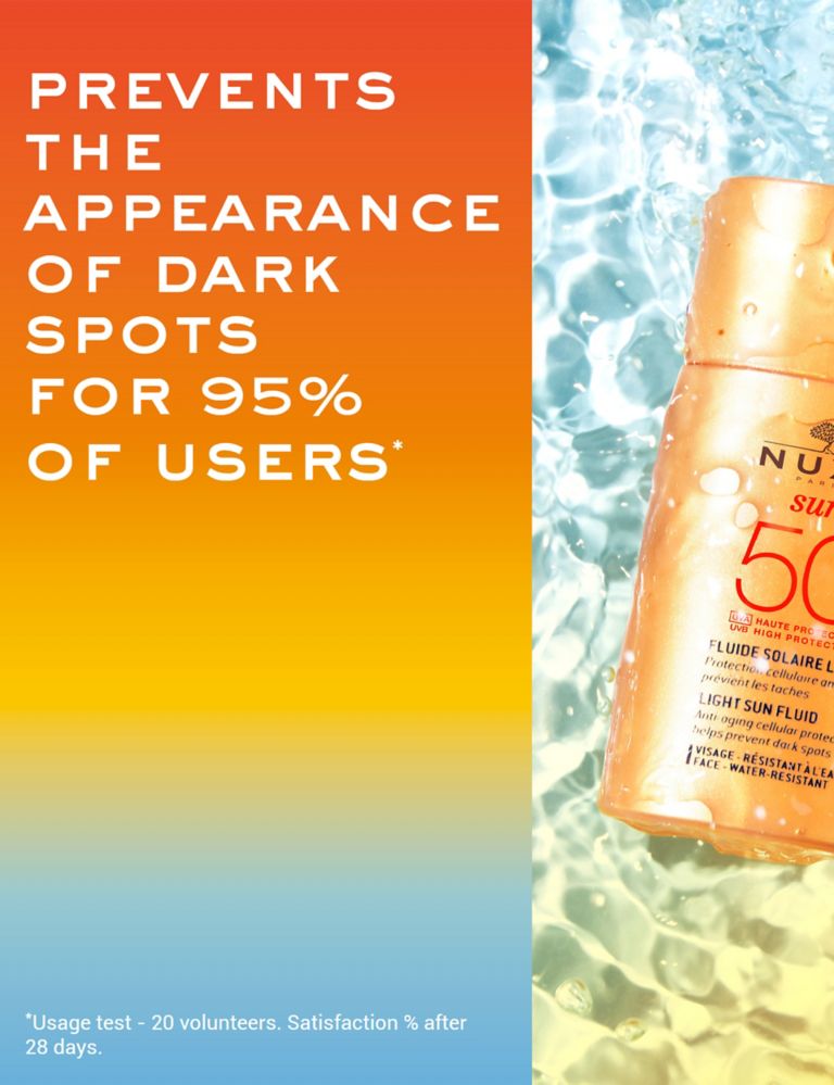 NUXE Light Sun Fluid SPF50 High Protection Face 50ml 6 of 7