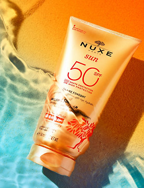 NUXE Sun Lotion SPF50 High Protection Face & Body 150ml Image 2 of 7