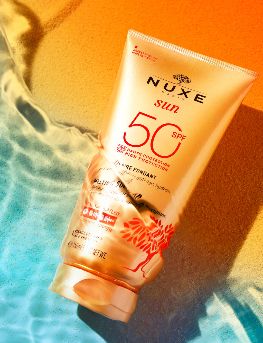 NUXE Sun Lotion SPF50 High Protection Face & Body 150ml NUXE M&S