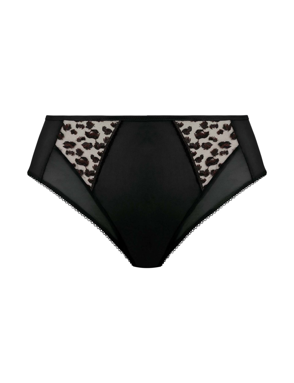 Namrah Mesh High Waisted High Leg Knickers Elomi M&S