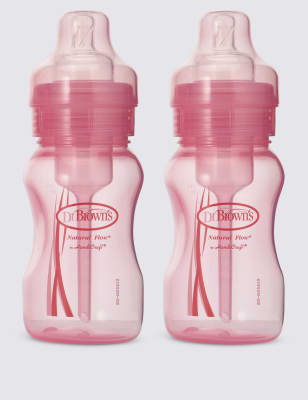 Natural Flow Baby Bottles Dr Brown's M&S