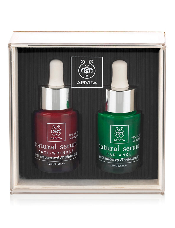 Natural Serum Set for Anti-Wrinkle and Radiance Image 1 of 2