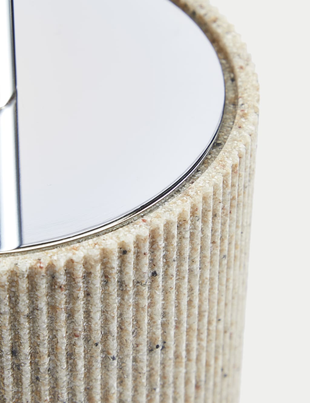 Natural Stone Effect Toilet Brush Holder M&S Collection M&S