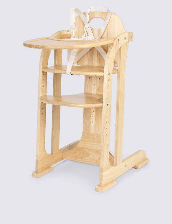 Natural Wood Multi-Height Highchair Image 1 of 1