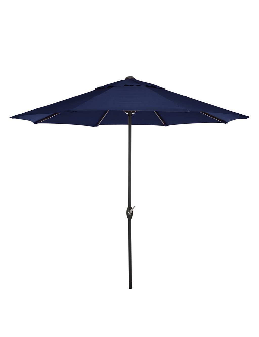 Navy Parasol with Black Pole 1 of 7