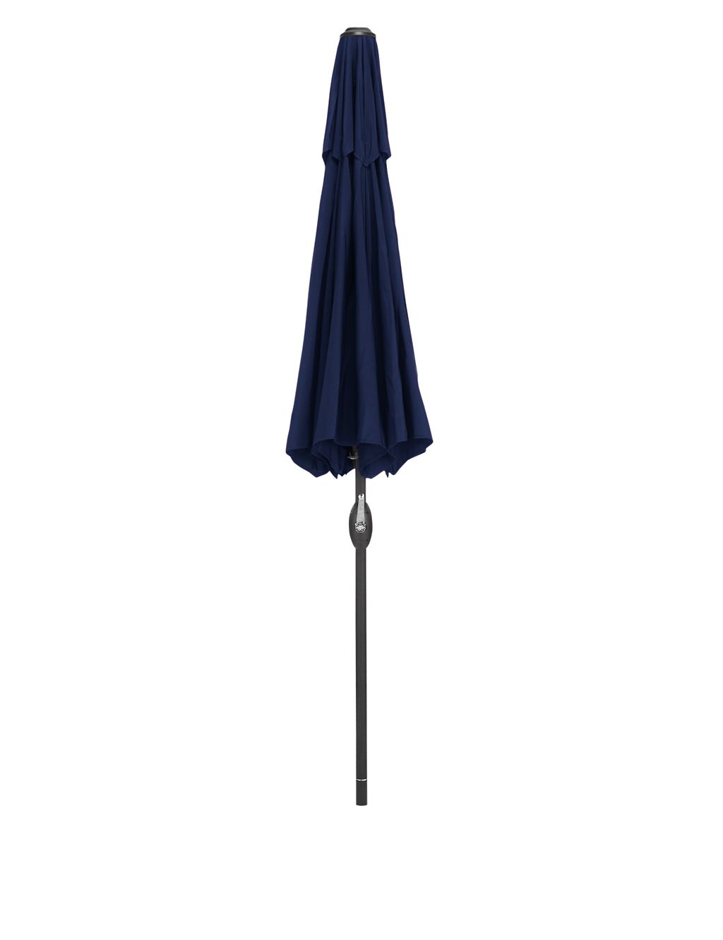 Navy Parasol with Black Pole 2 of 7