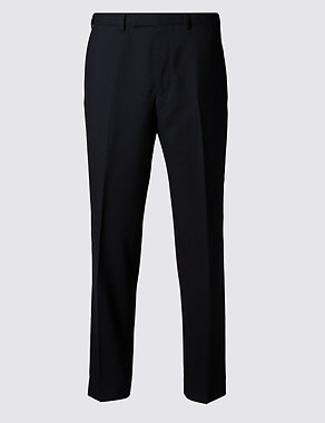 Navy Regular Fit Trousers Image 2 of 3