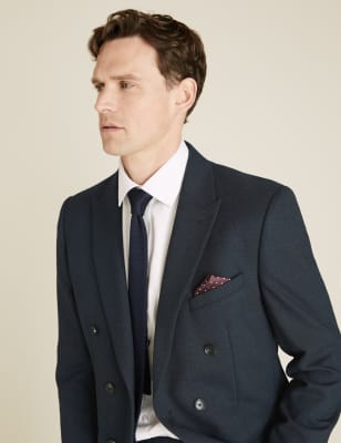 Marks and spencer double hotsell breasted suit