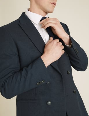 m and s double breasted suit